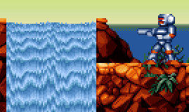 Turrican Waterfall Animation